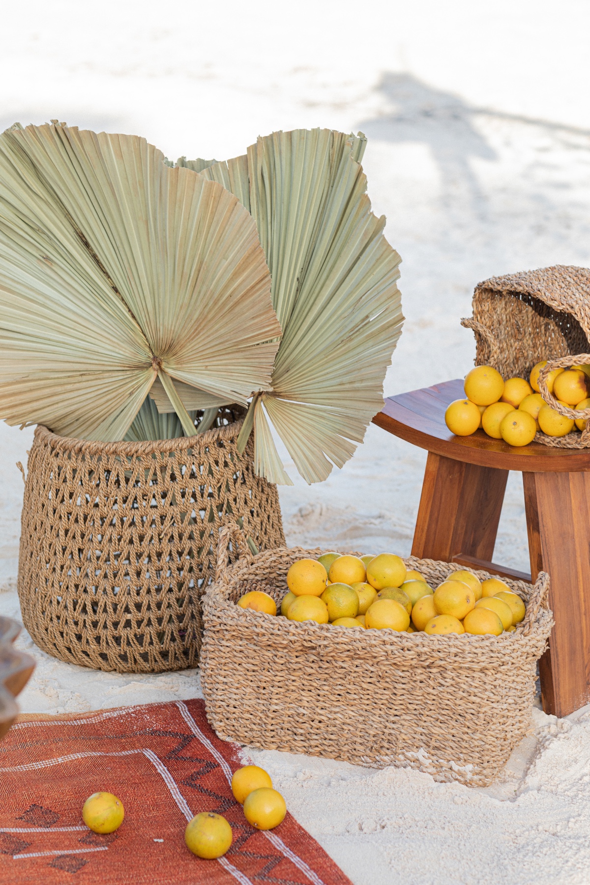 Pink and Orange Citrus Wedding at Hotel Esencia