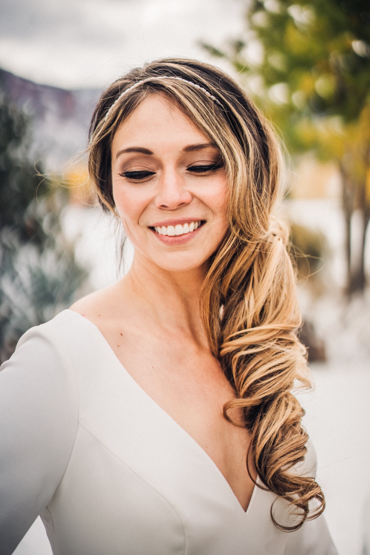 Snowy Desert Styled Shoot Turned Real Micro-Wedding