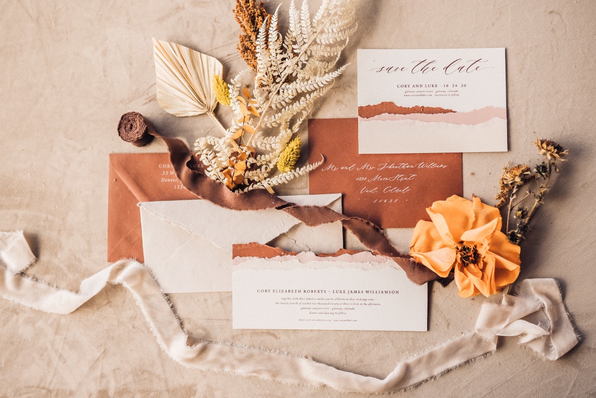 Snowy Desert Styled Shoot Turned Real Micro-Wedding