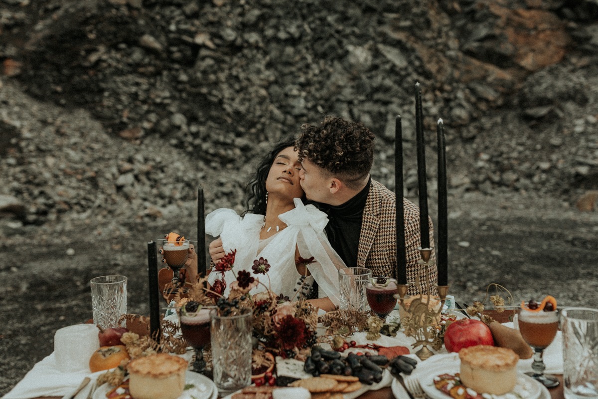 Eccentric Cliffside Elopement