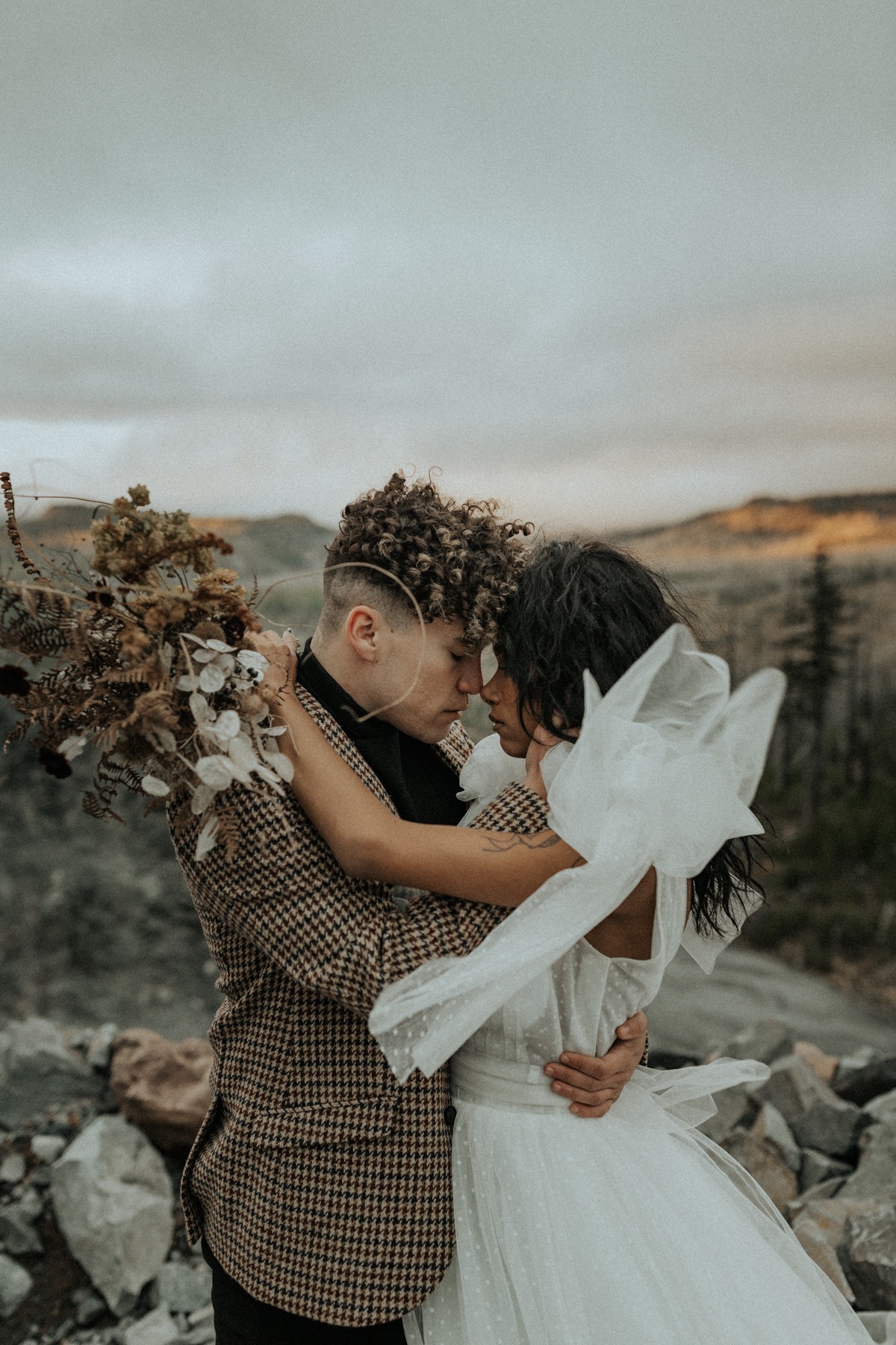 Eccentric Cliffside Elopement