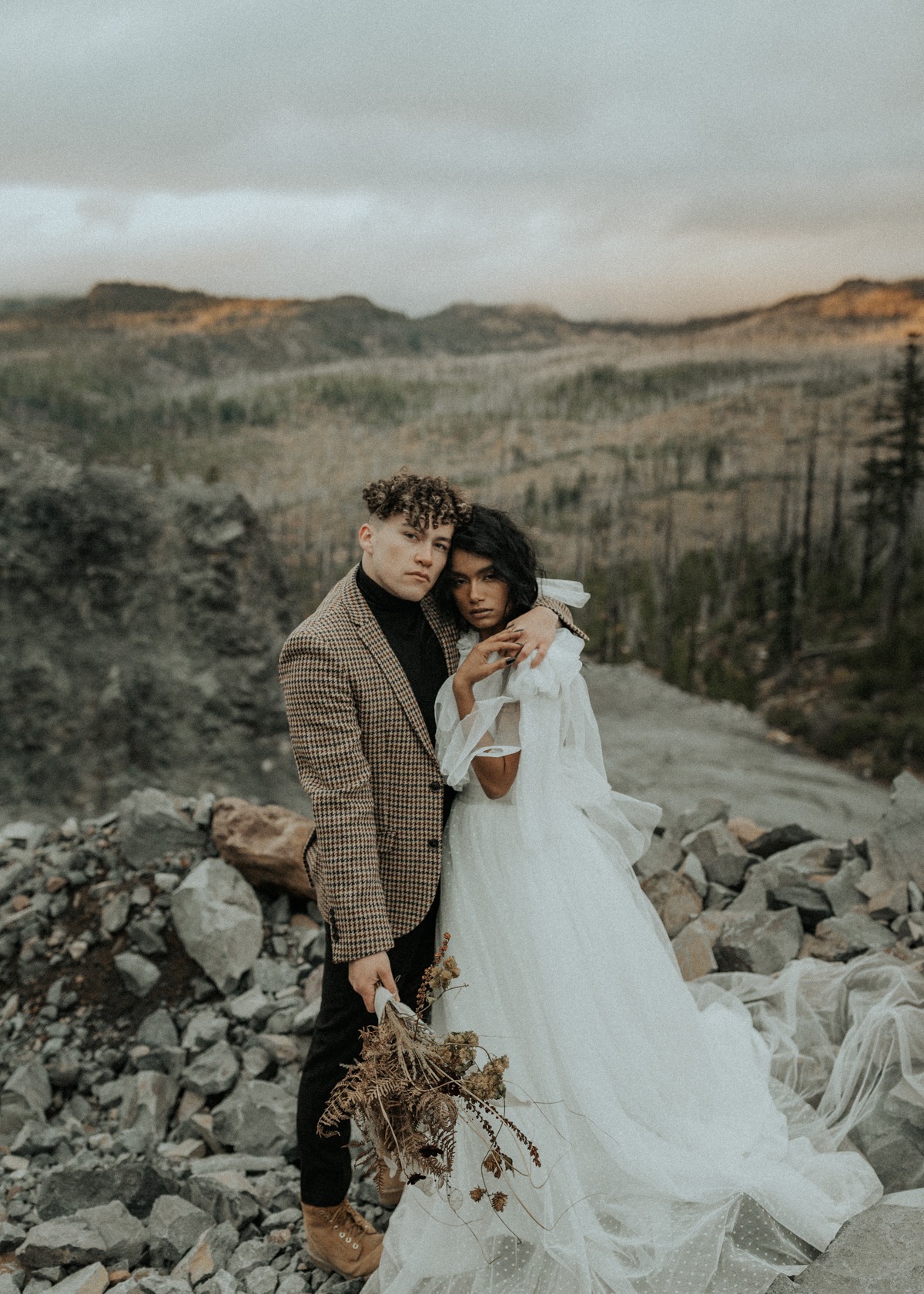 Eccentric Cliffside Elopement