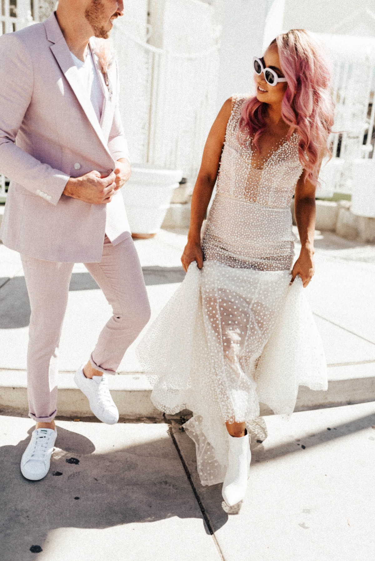 A Las Vegas Vow Renewal At The Famous Little White Wedding Chapel