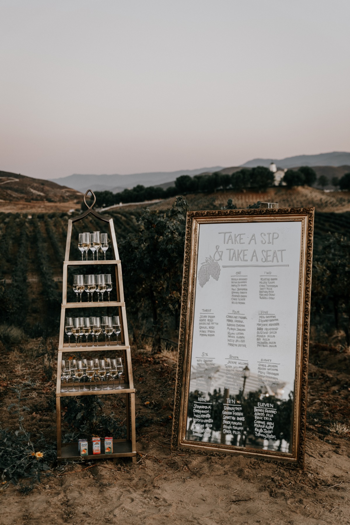 Love After Duskâ Vineyard Wedding Inspo With A Dark Side