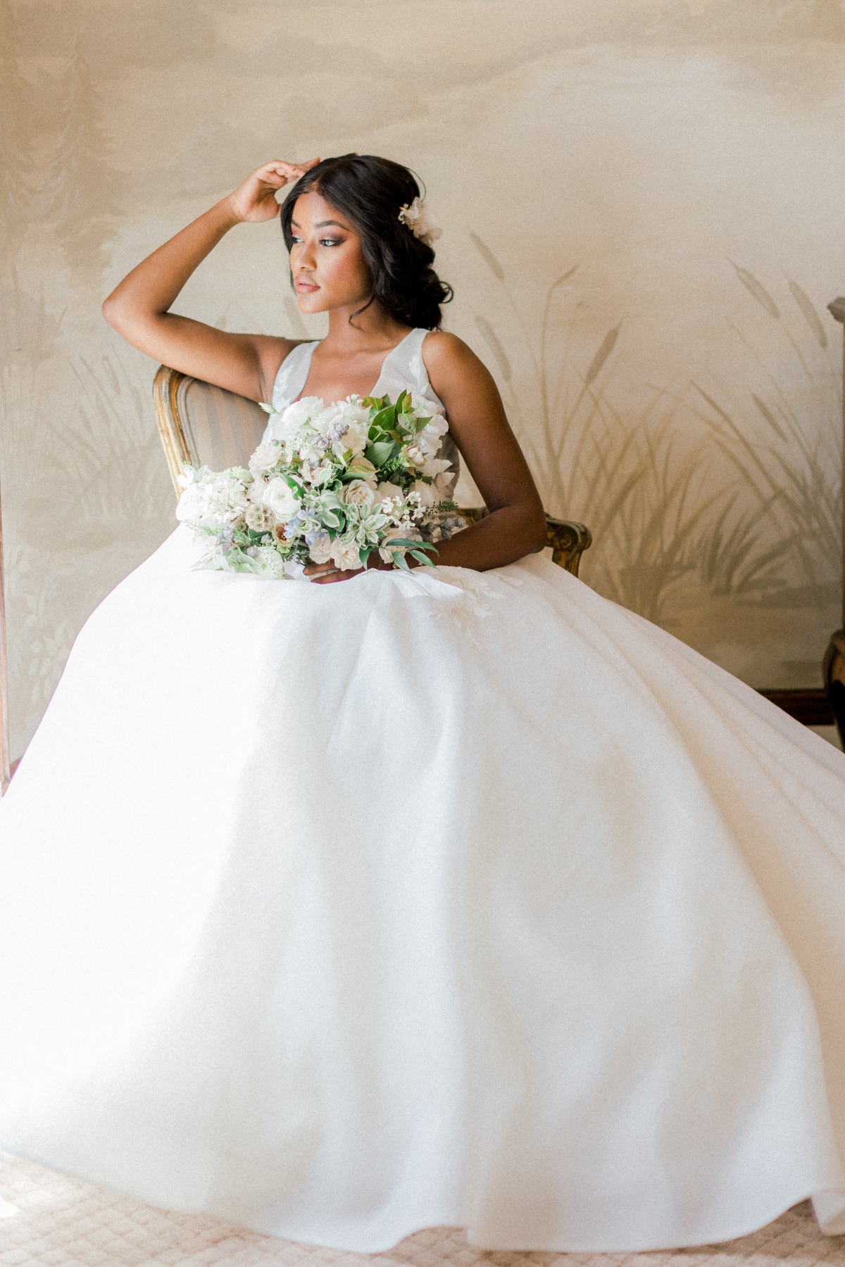 Contemporary Bridal Fashion meets Elegant Old World Mansion