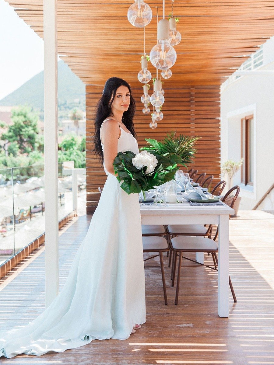 Tropical Micro Wedding Inspiration In Greece