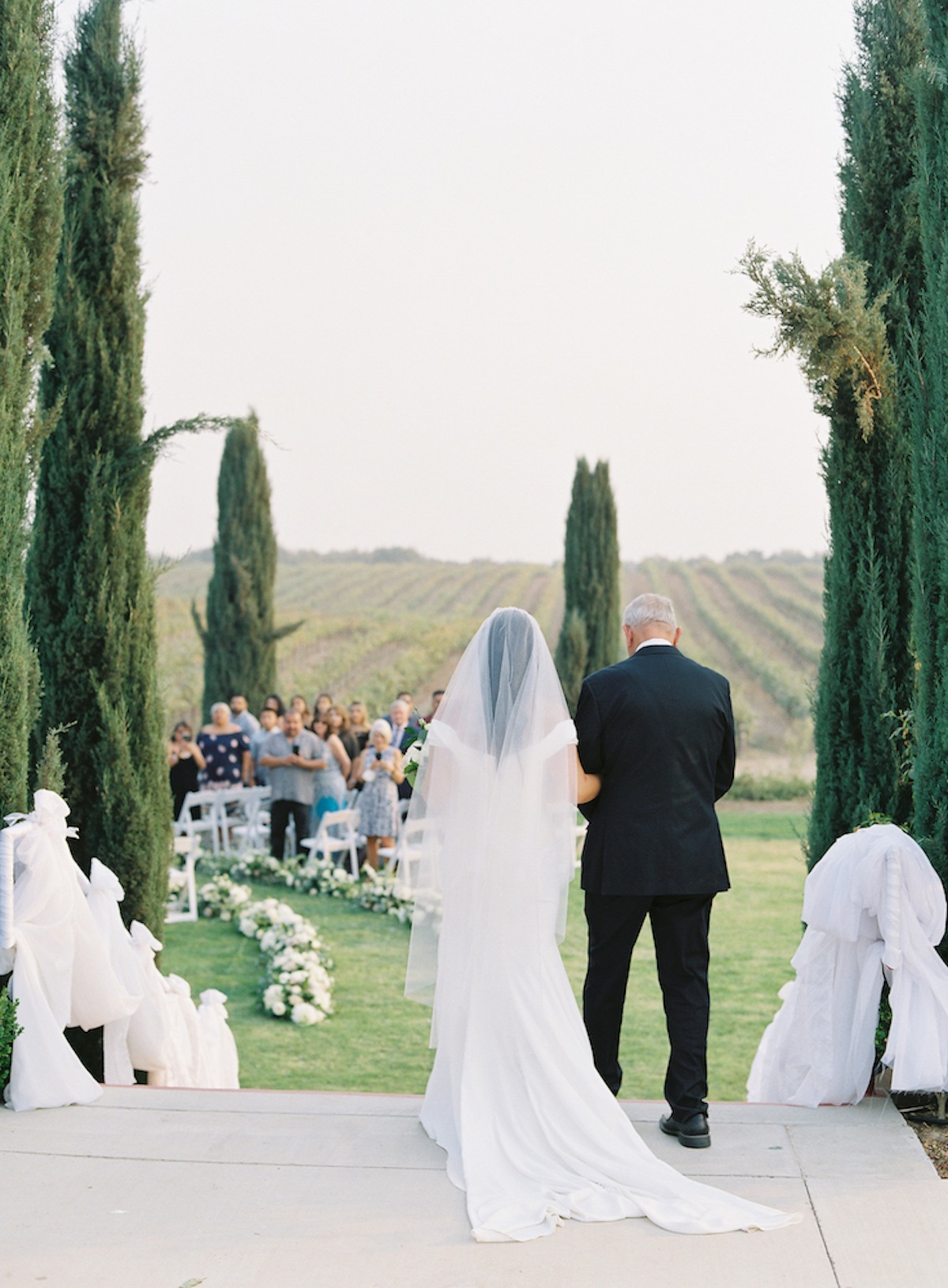 Modern Elegance Central California Vineyard Wedding