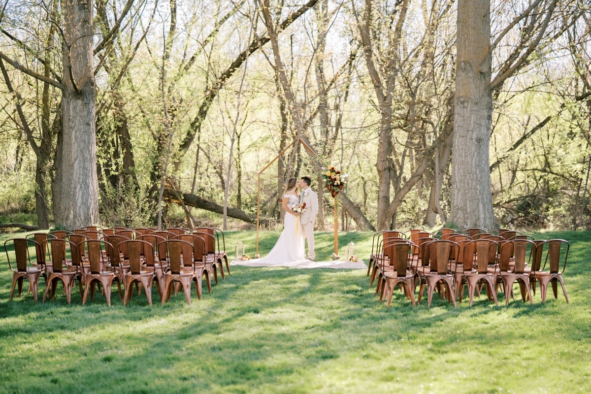 A Fall Rustic Vow Renewal With Mid Century Decor