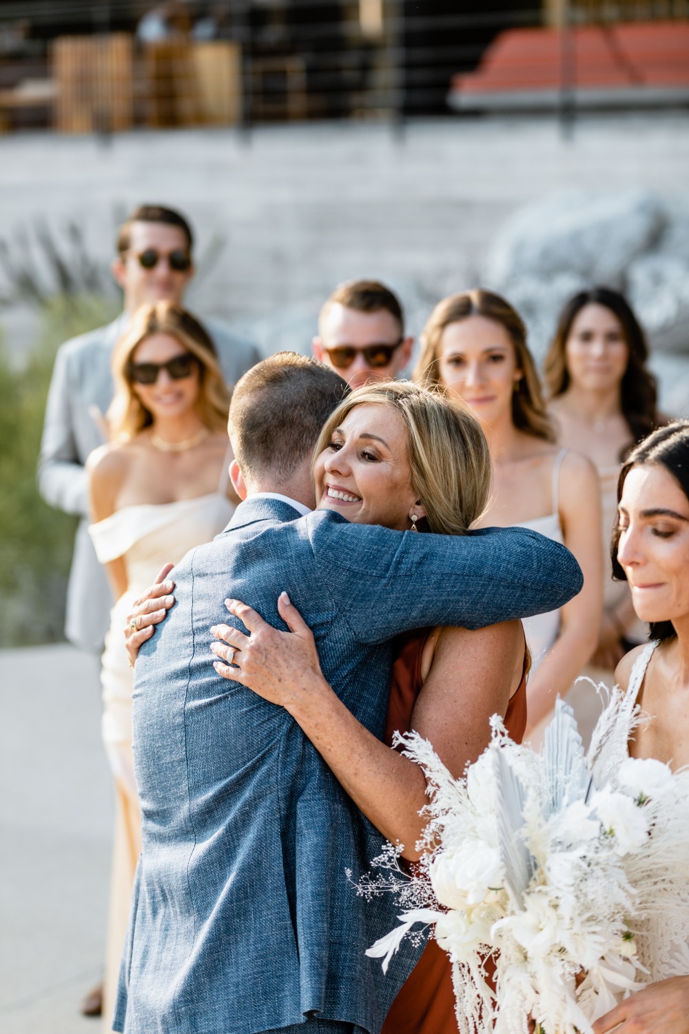 Monochromatic Beach Wedding In Cabo