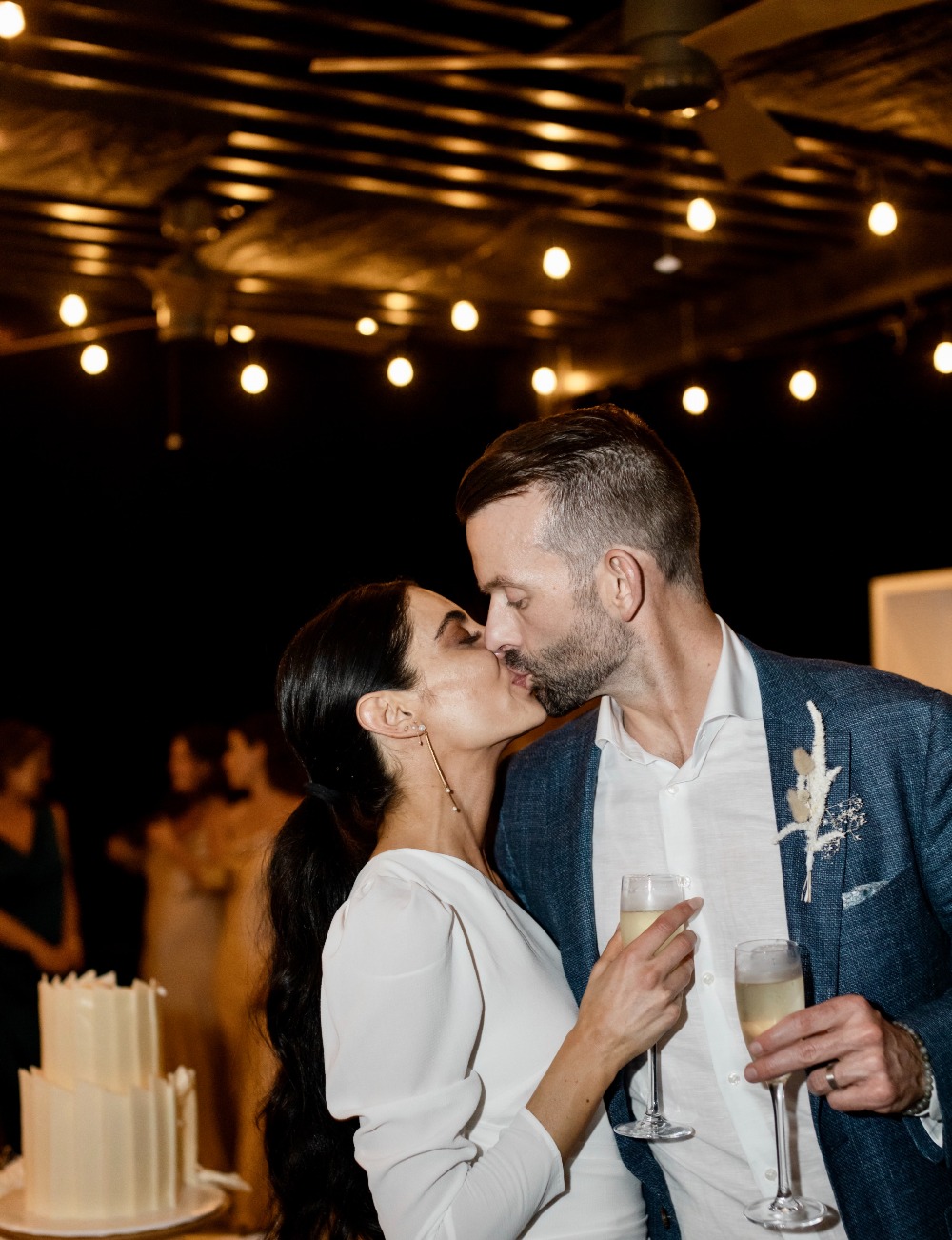 Monochromatic Beach Wedding In Cabo