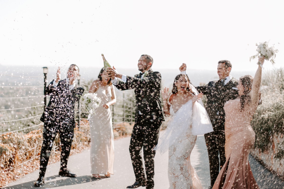 A Glam Outdoor Wedding That Was Worth the Wait