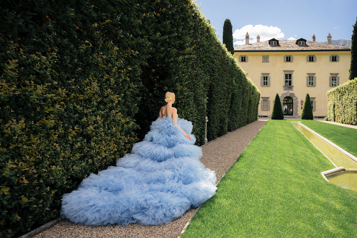 Fashion Inspired Elopement On Lake Como