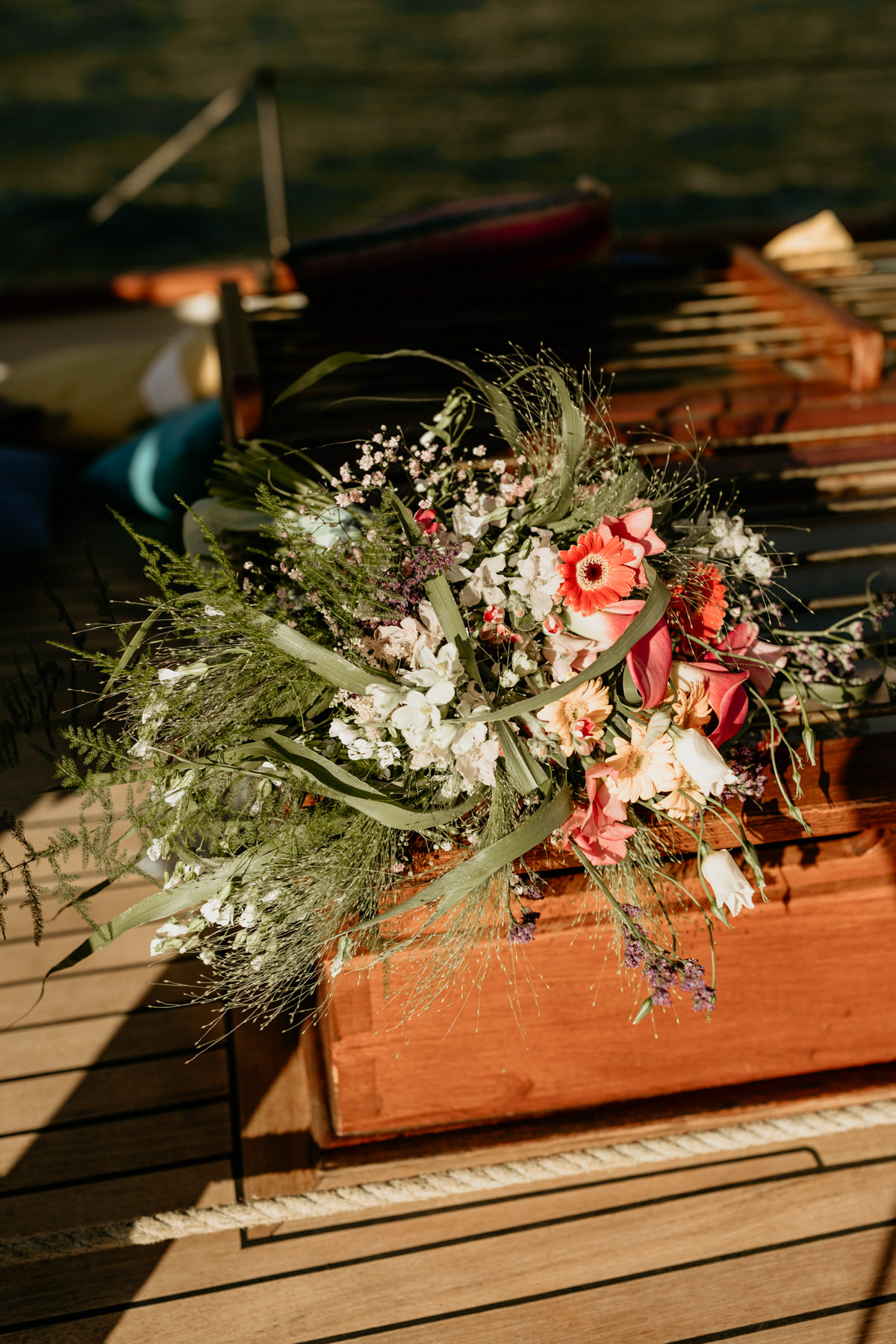 Enchanting Elopement On A Sailing Boat On Lake Garda