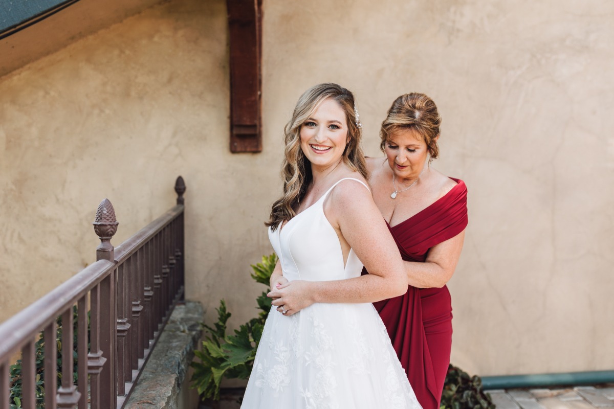 Napa Valley Vineyard Wedding In Blush, Burgundy, & Cream