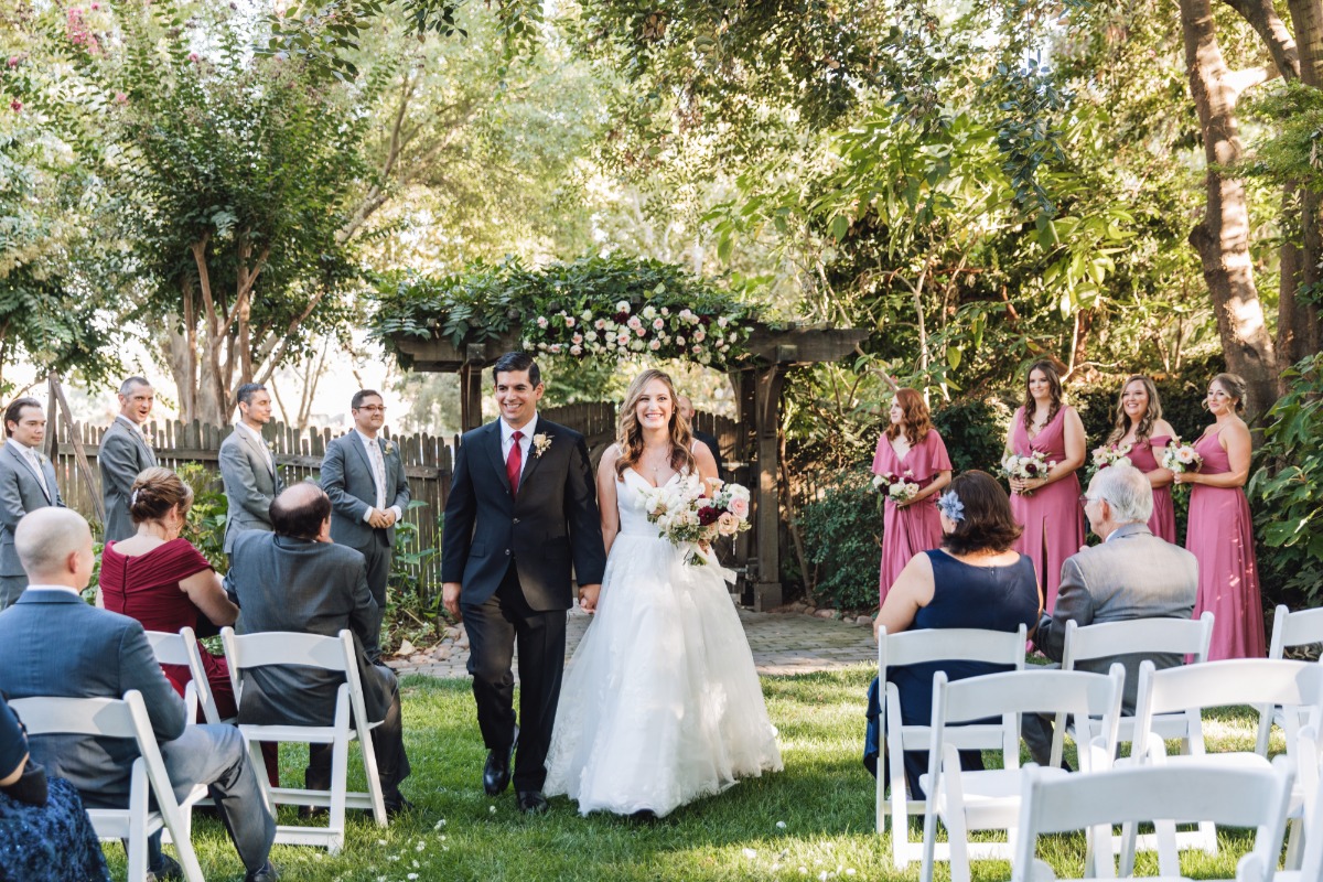 Napa Valley Vineyard Wedding In Blush, Burgundy, & Cream