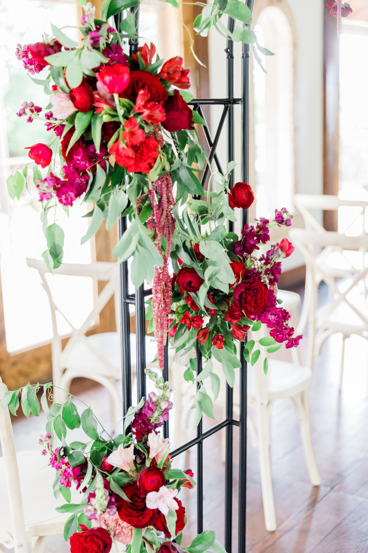 A Rosy Red Wedding Editorial That Stole Our Hearts