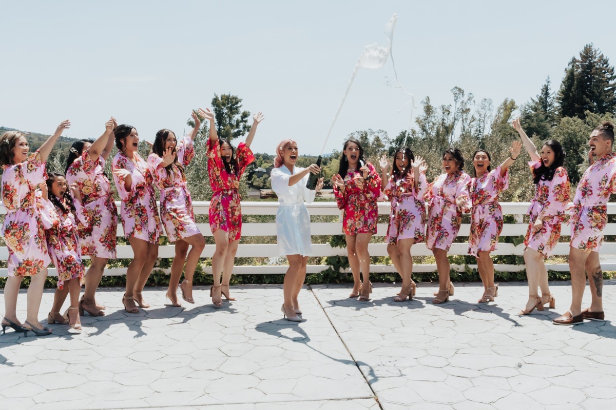 This Pretty In Pink Wedding Shows That Your Hair Can Be The Ultimate Wedding Accessory