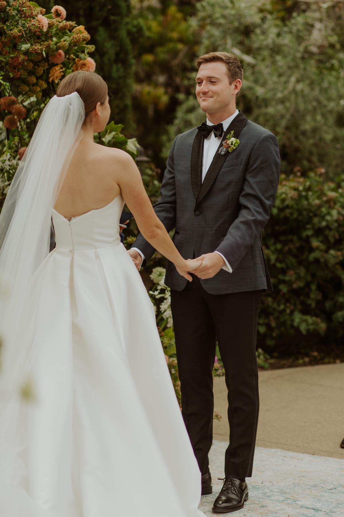 Modern  Pride   Prejudice  inspired Garden Wedding in SoCal