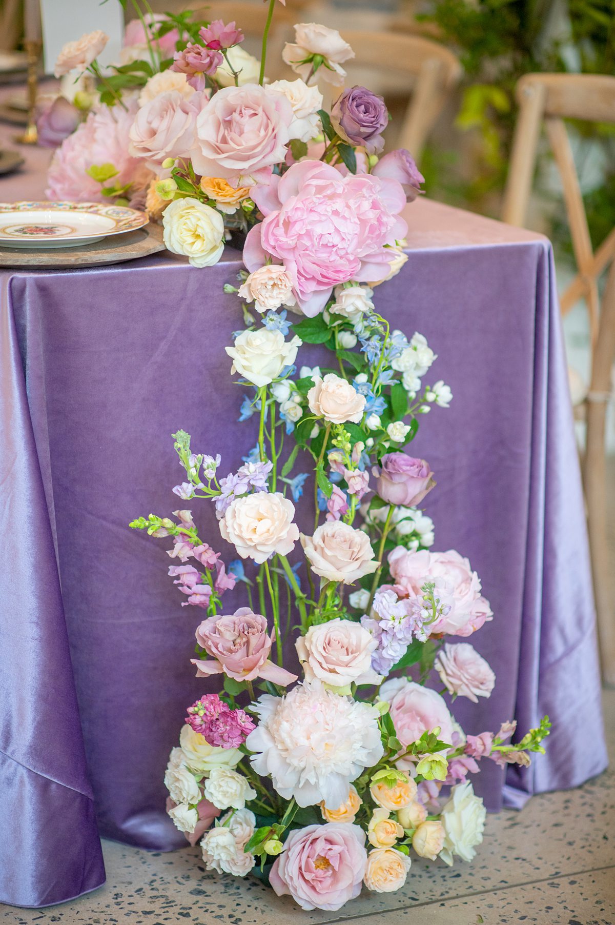 Garden Party Inspired Flower-filled Wedding with a Dog Who Nearly Stole the Show