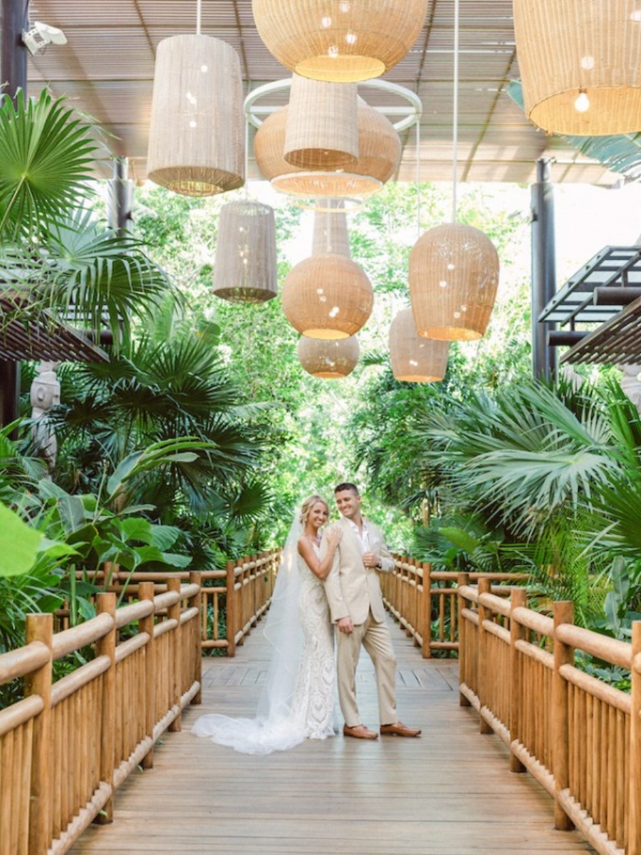 Beachy, Bohemian Glamour in the Riviera Maya at this 90-Person Destination Wedding
