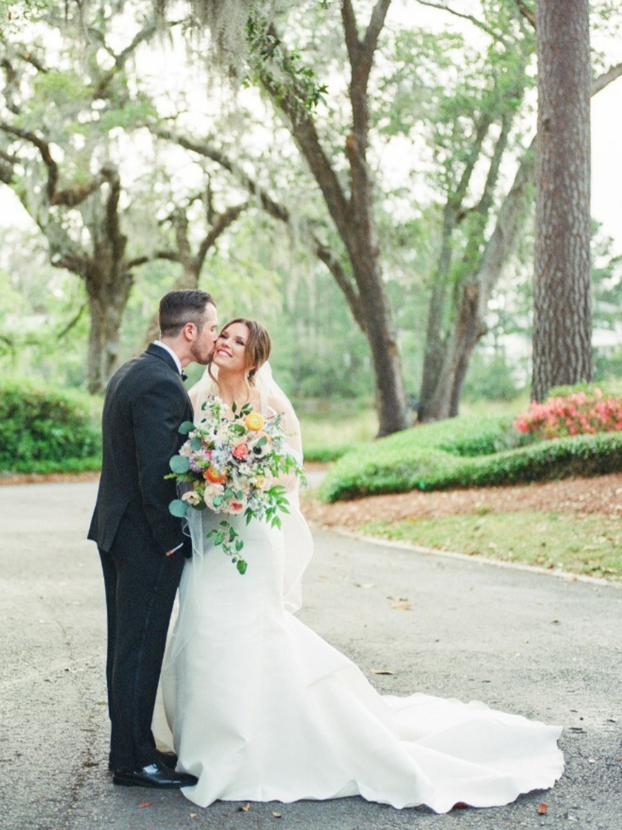 Let's Toast to This Bridgerton-Inspired, Tented Spring Wedding