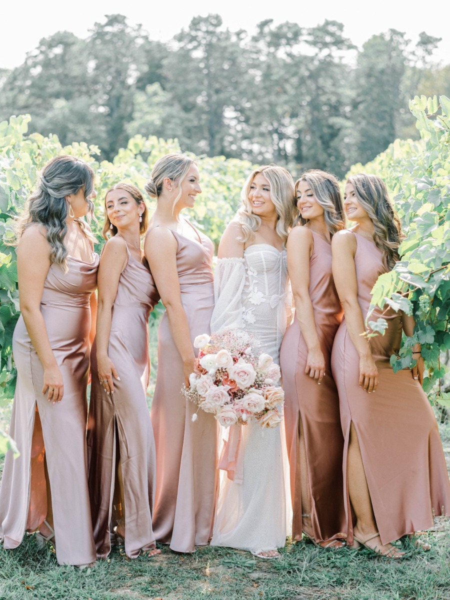A Pink and White Romantic Fairytale Wedding at Renault Winery