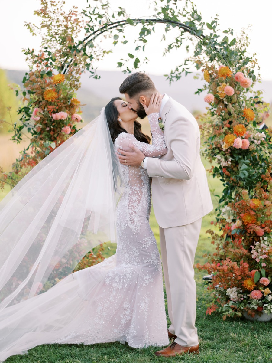 A traditional fall wedding in the Catskills for 100K