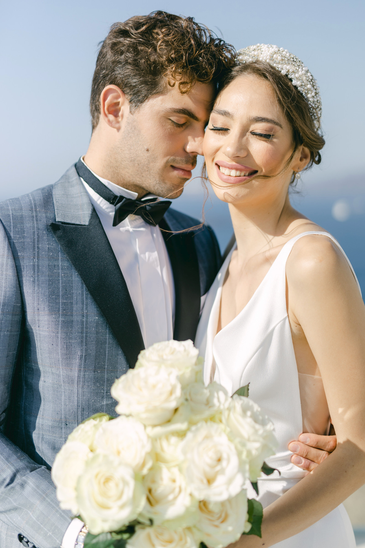 Romantic destination Greek wedding 