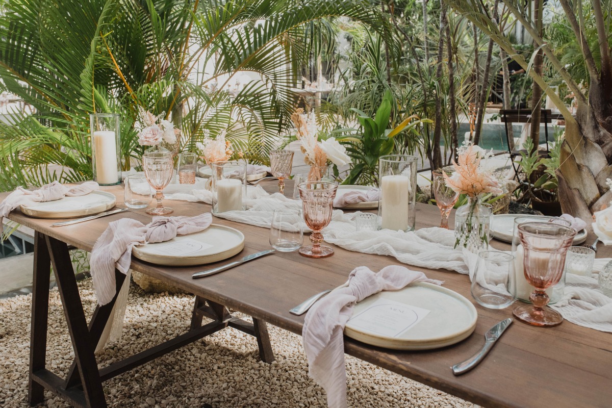 These Tulum brides made effortlessly boho chic look easy