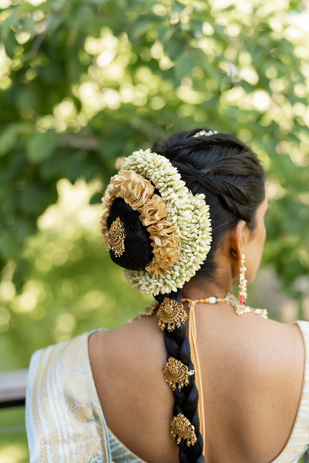 gold wedding hairpieces