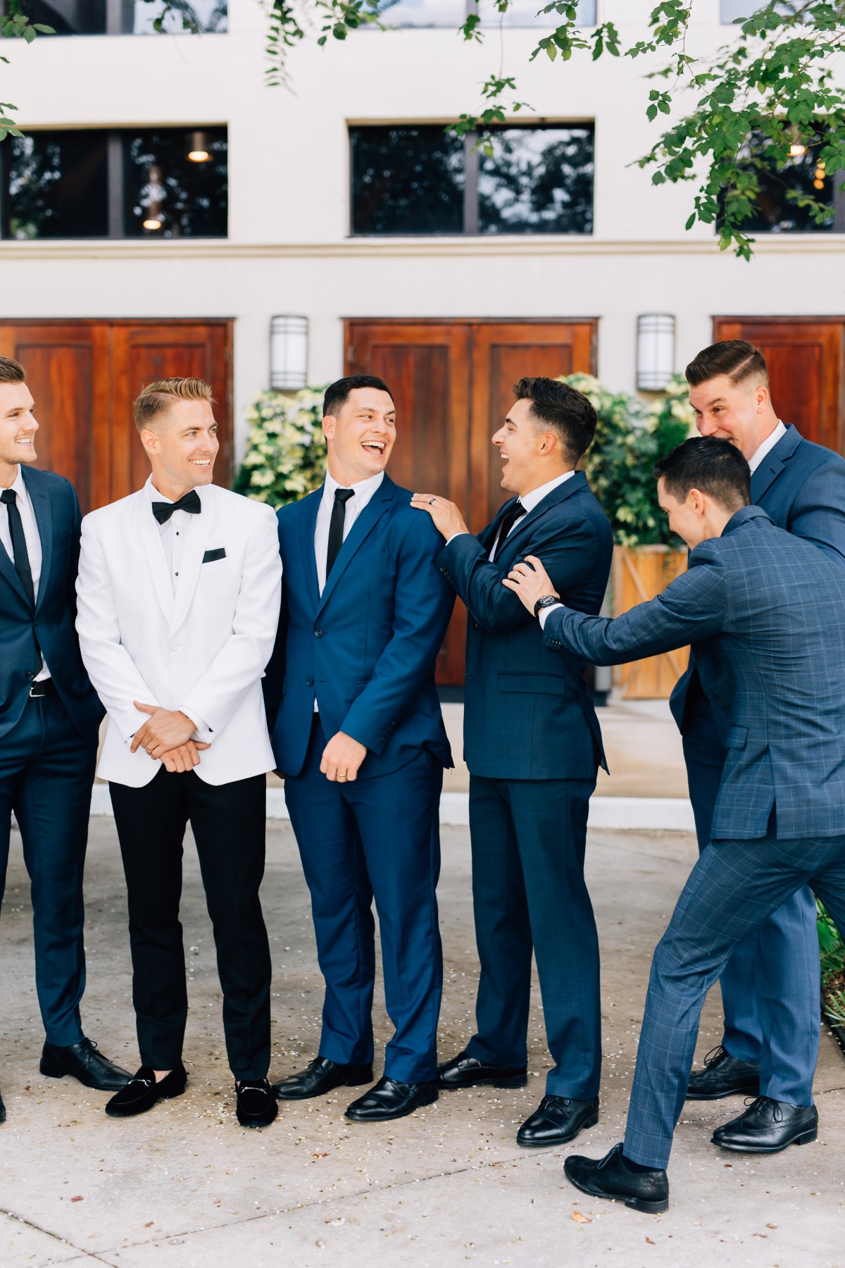 mix and match groomsmen suits