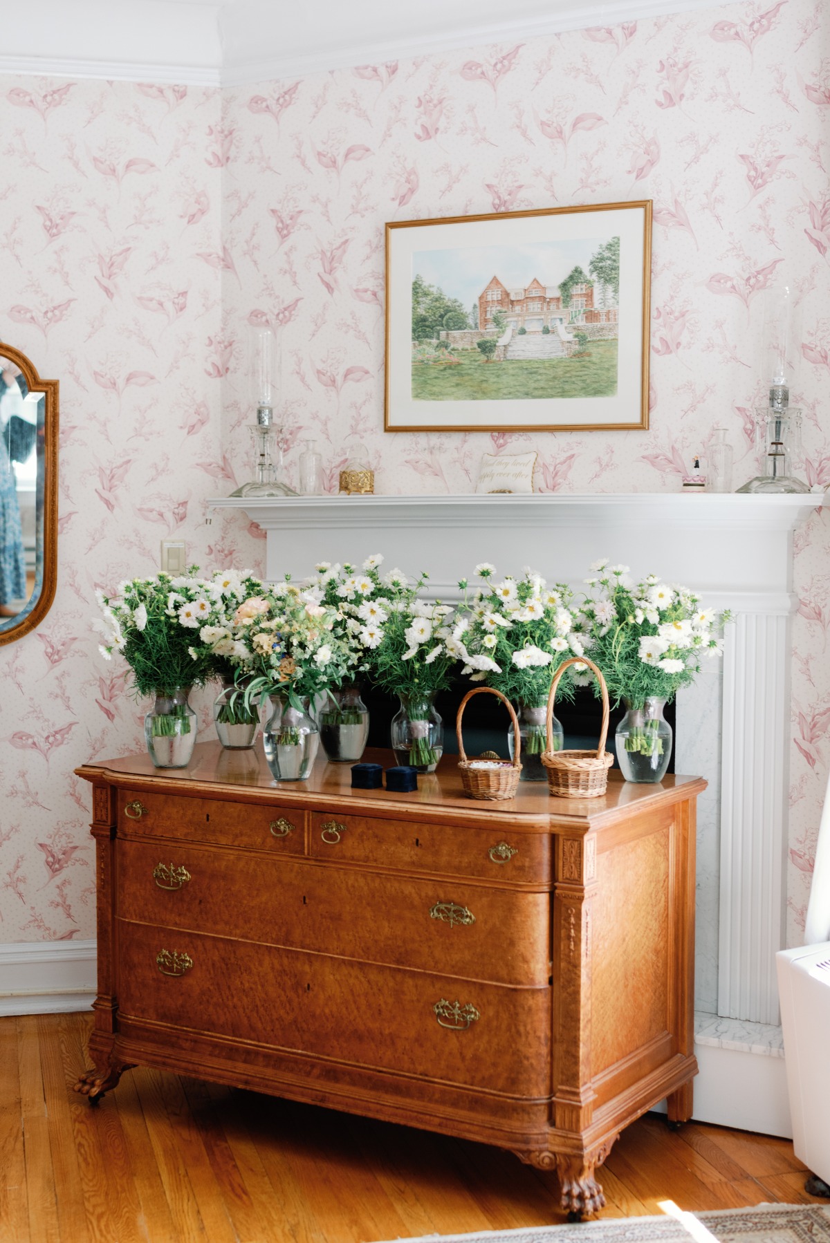 Wildflower bouquets at The Wilburton Inn 