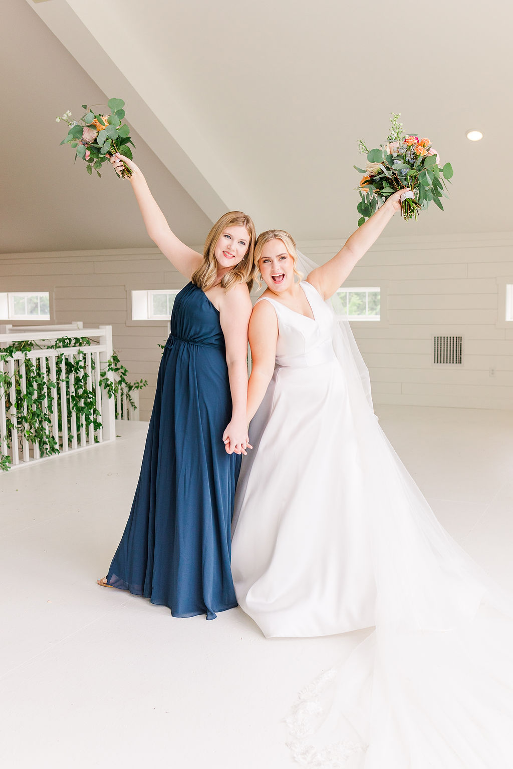 blue bridesmaid dresses