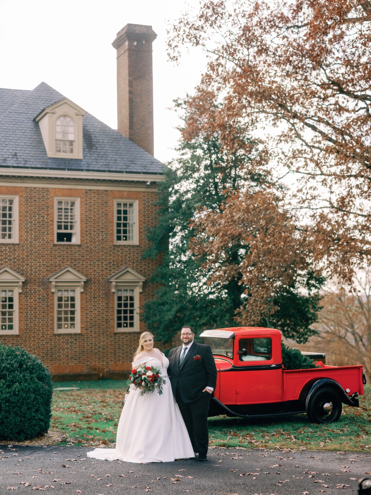 classic Christmas wedding