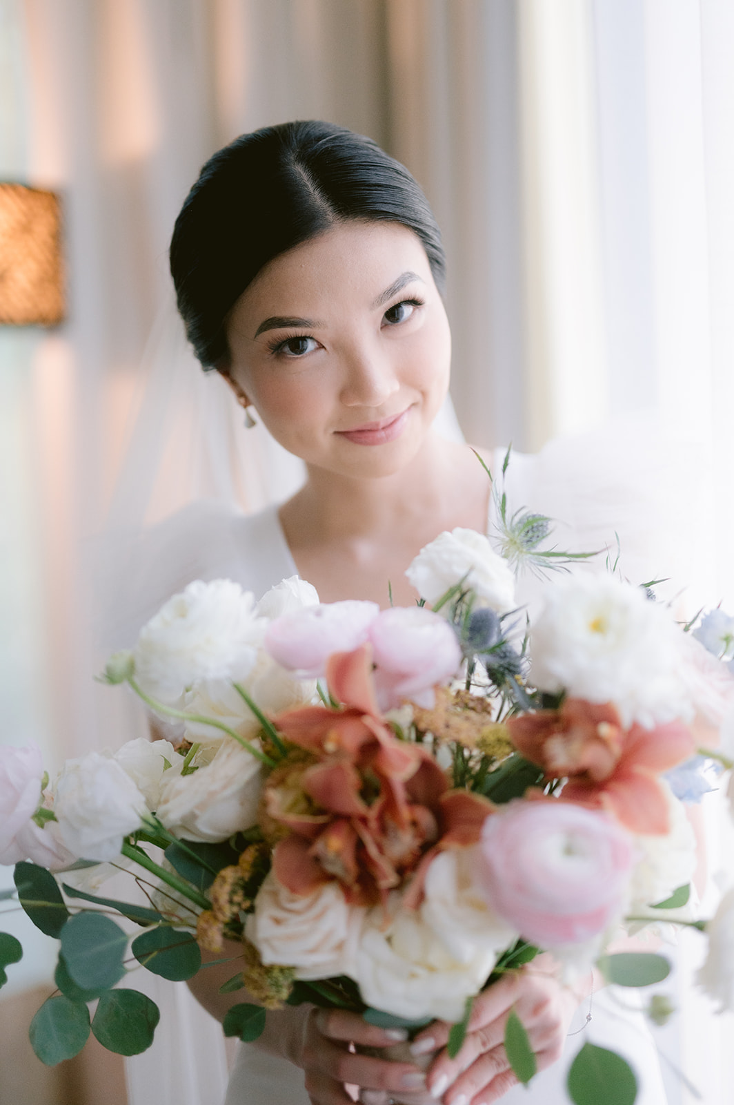 eucalyptus wedding bouquet