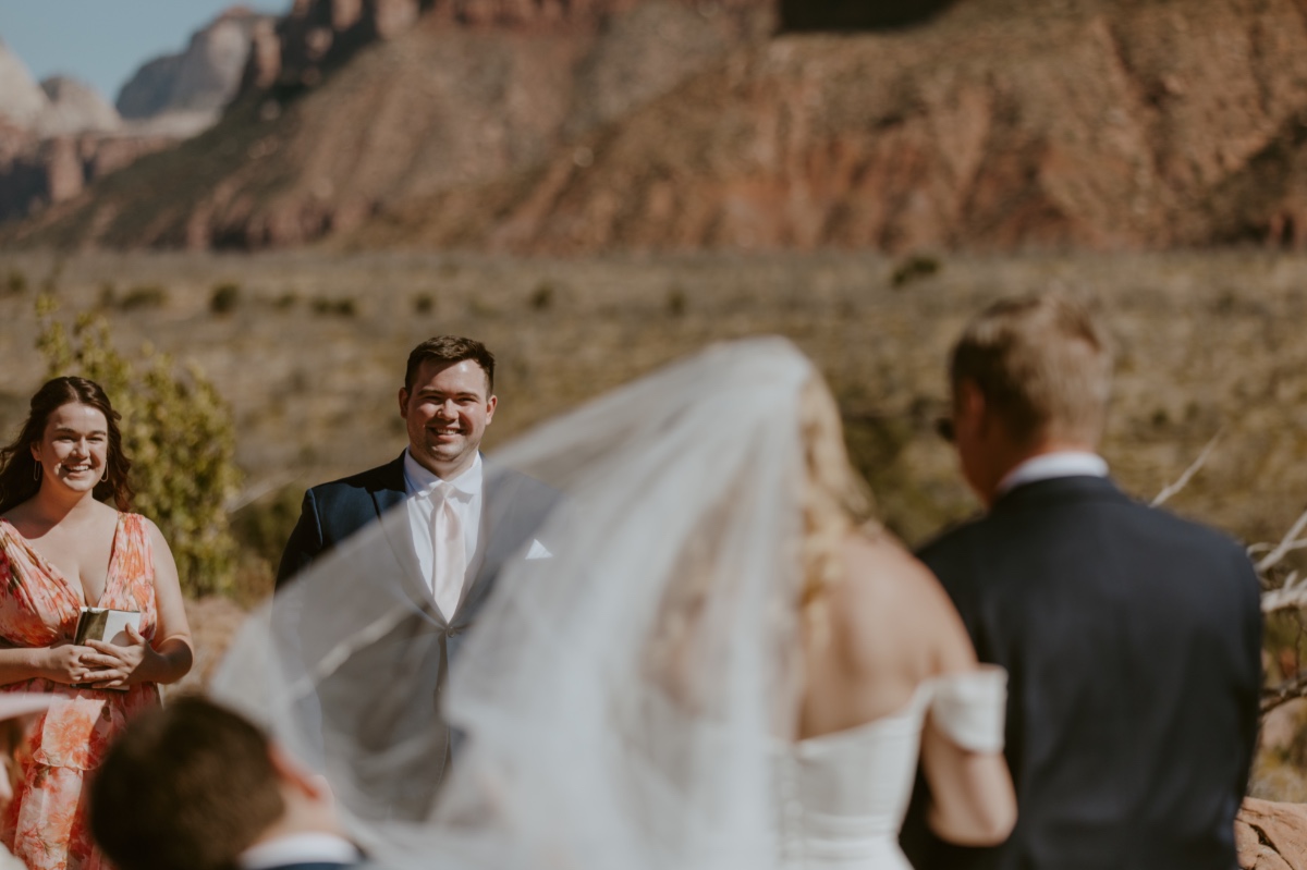 desert wedding ceremony