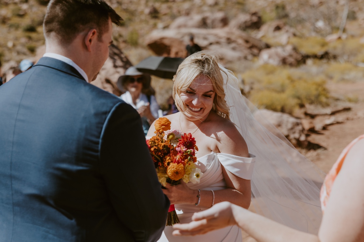 desert sunset inspired bouquet