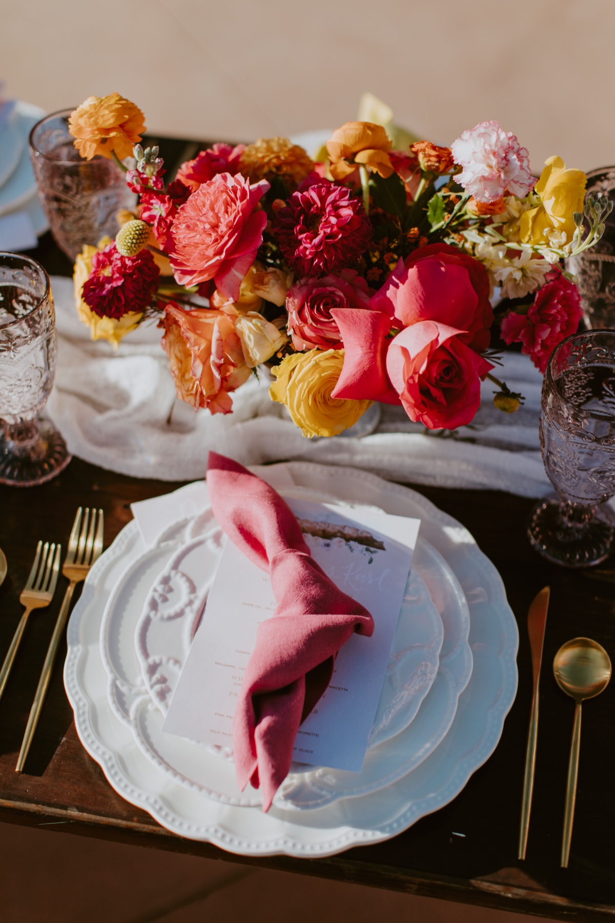 colorful linens