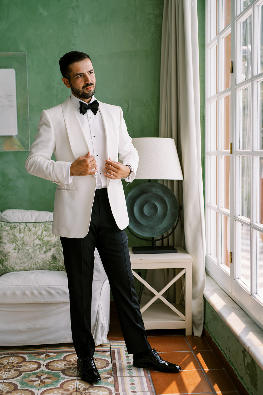 white tuxedo jacket