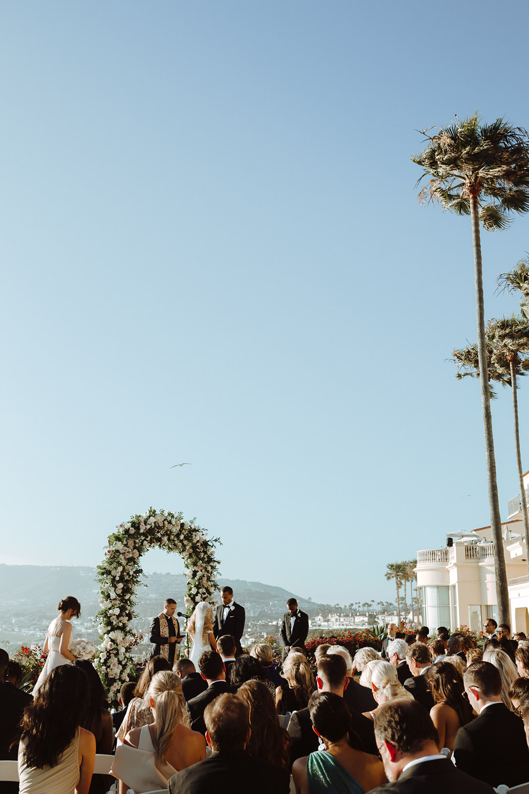 Ritz Carlton outdoor wedding ceremony