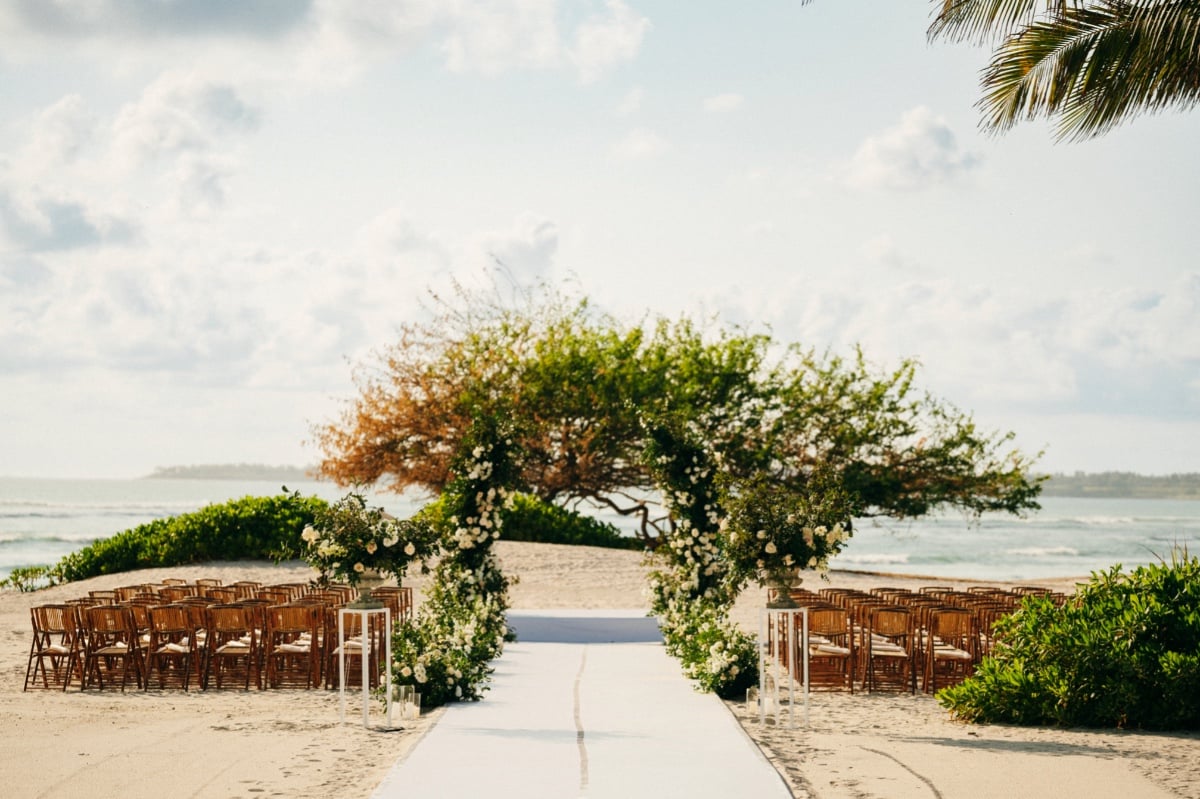 wedding ceremony on the beach