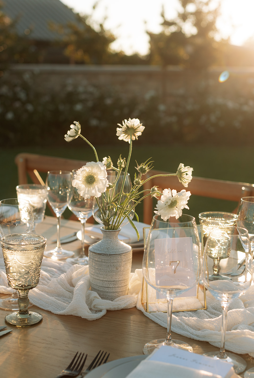 anemone centerpieces