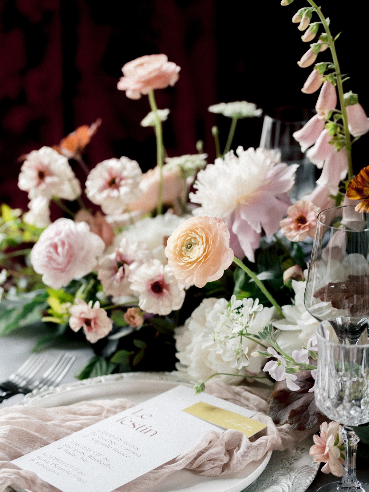 anemone centerpieces