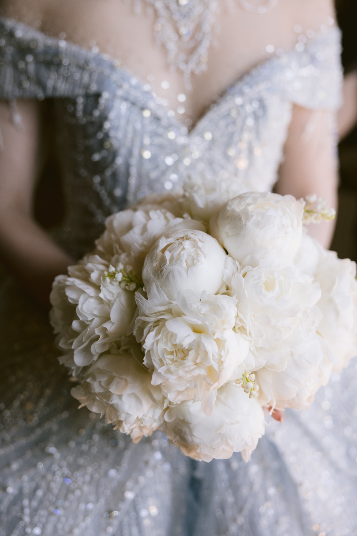 white peony boquet inspiration