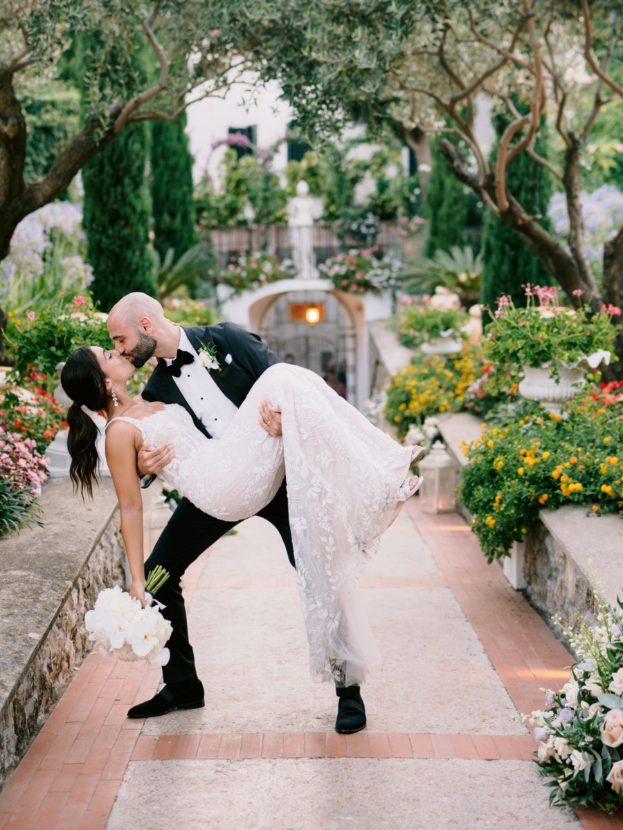 An ethereal destination wedding inspired by all things Amalfi Coast