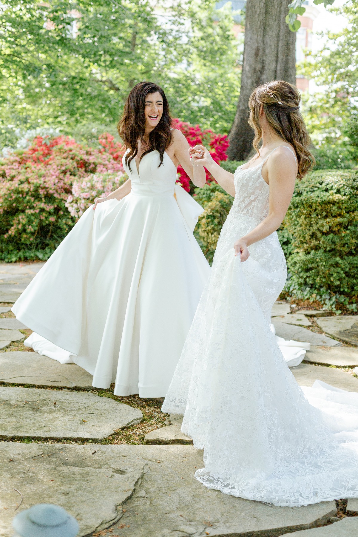 LGBTQ wedding two brides