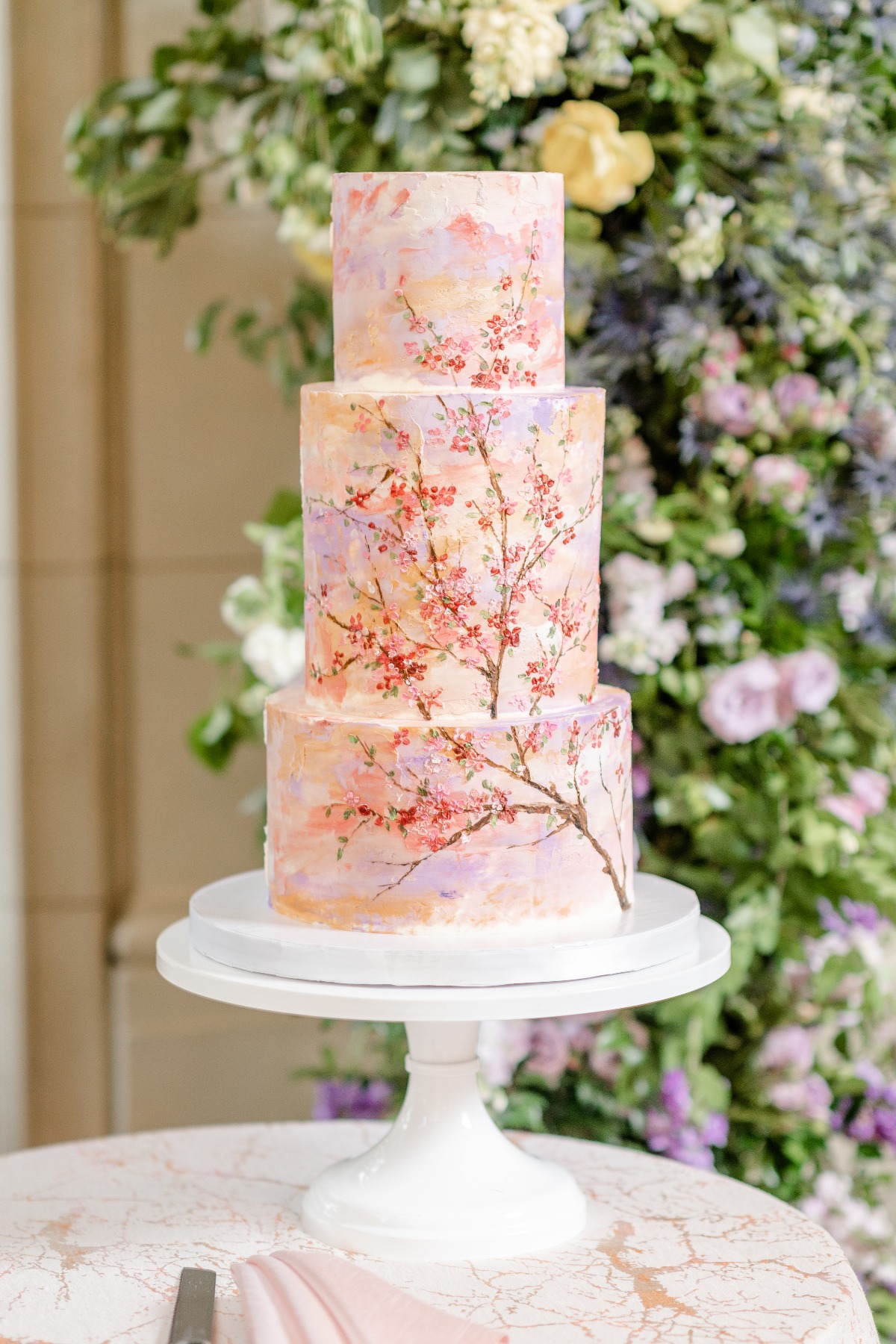 cherry blossom themed cakes