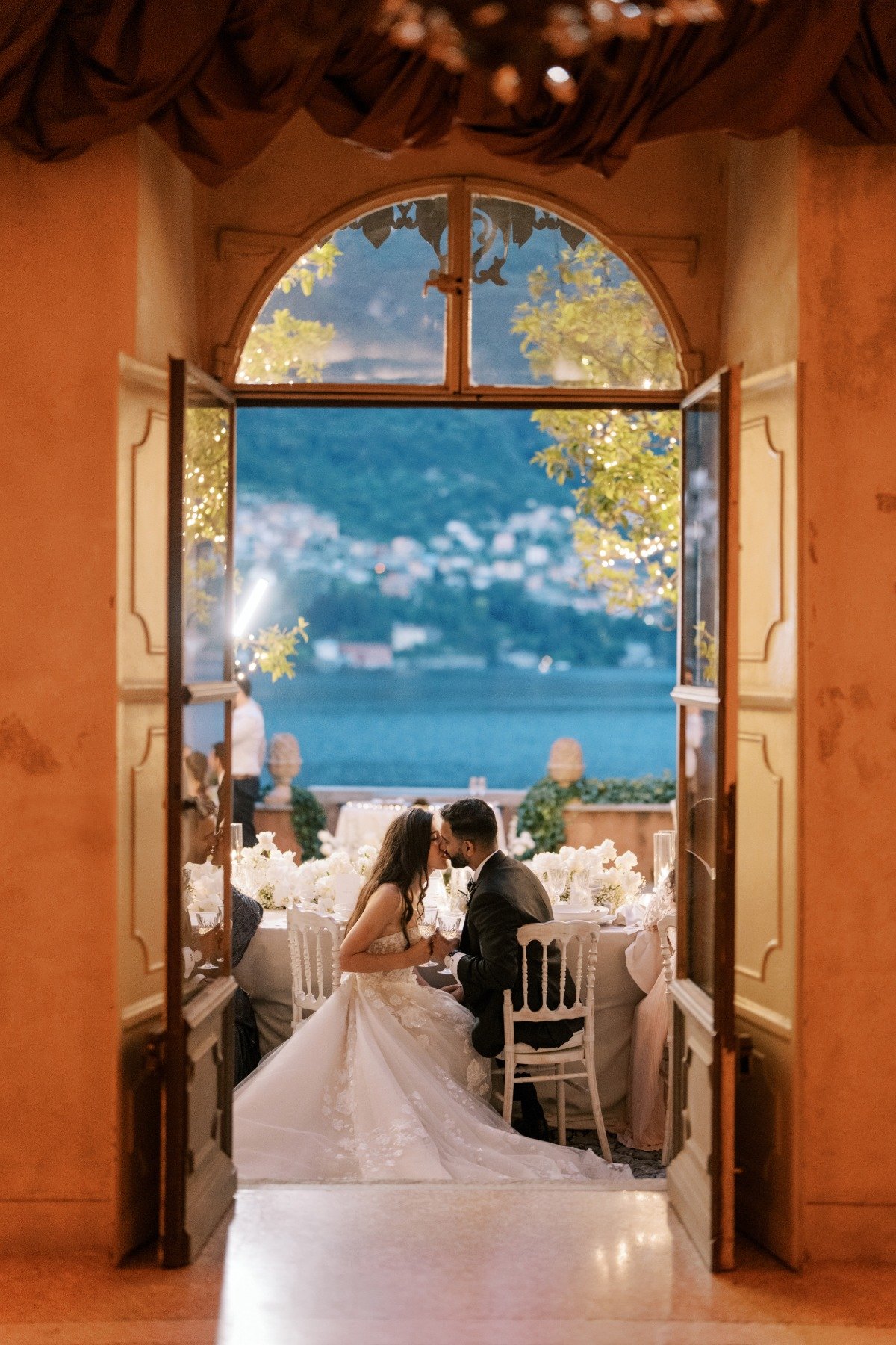 lake como villa wedding reception