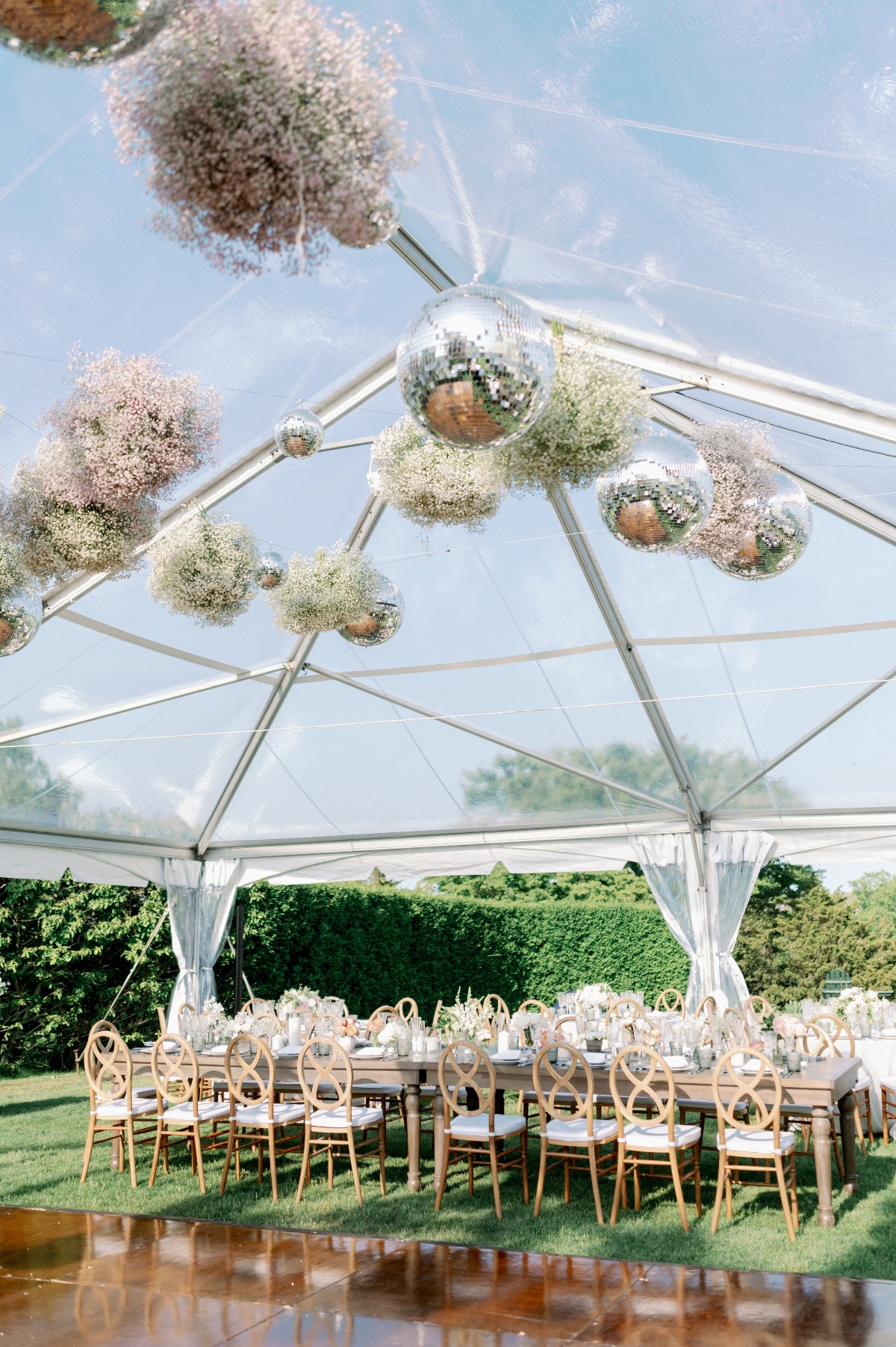 tented wedding reception