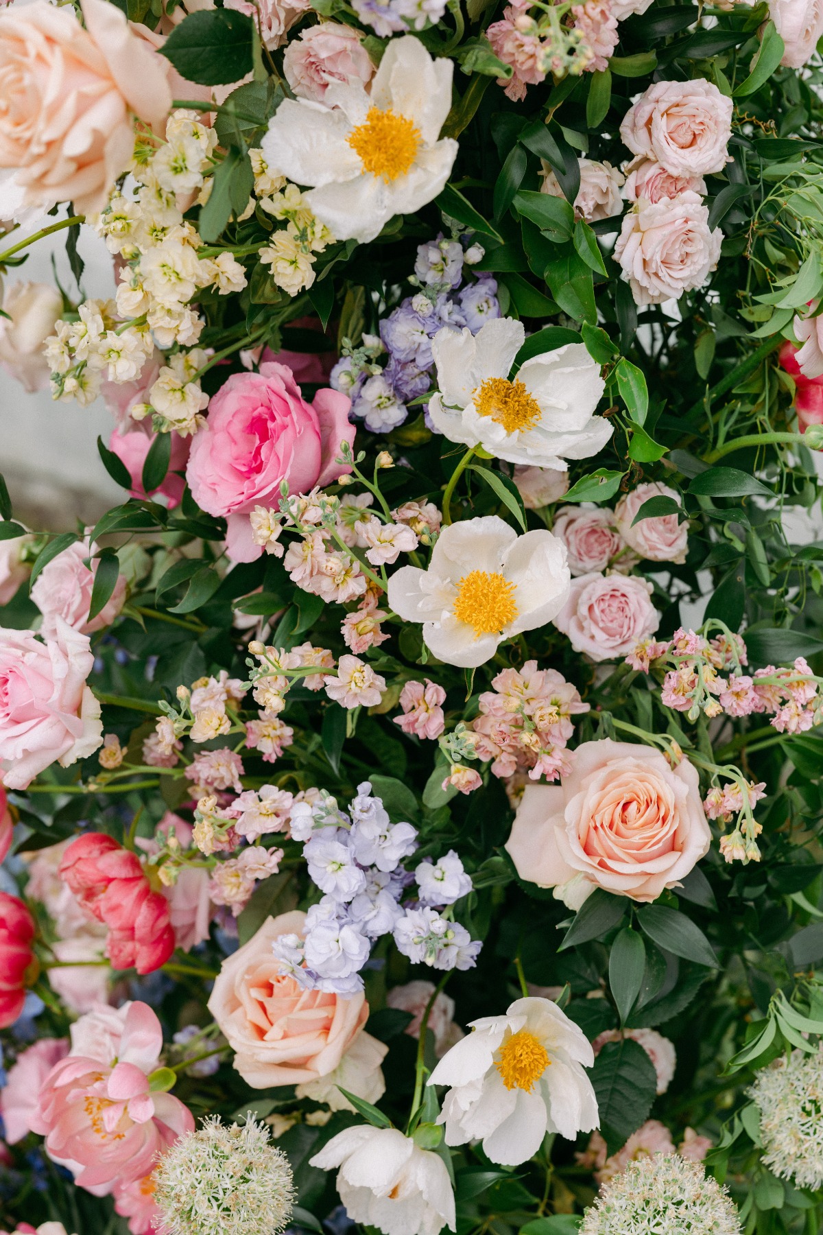 pink white and yellow flower ideas for weddings